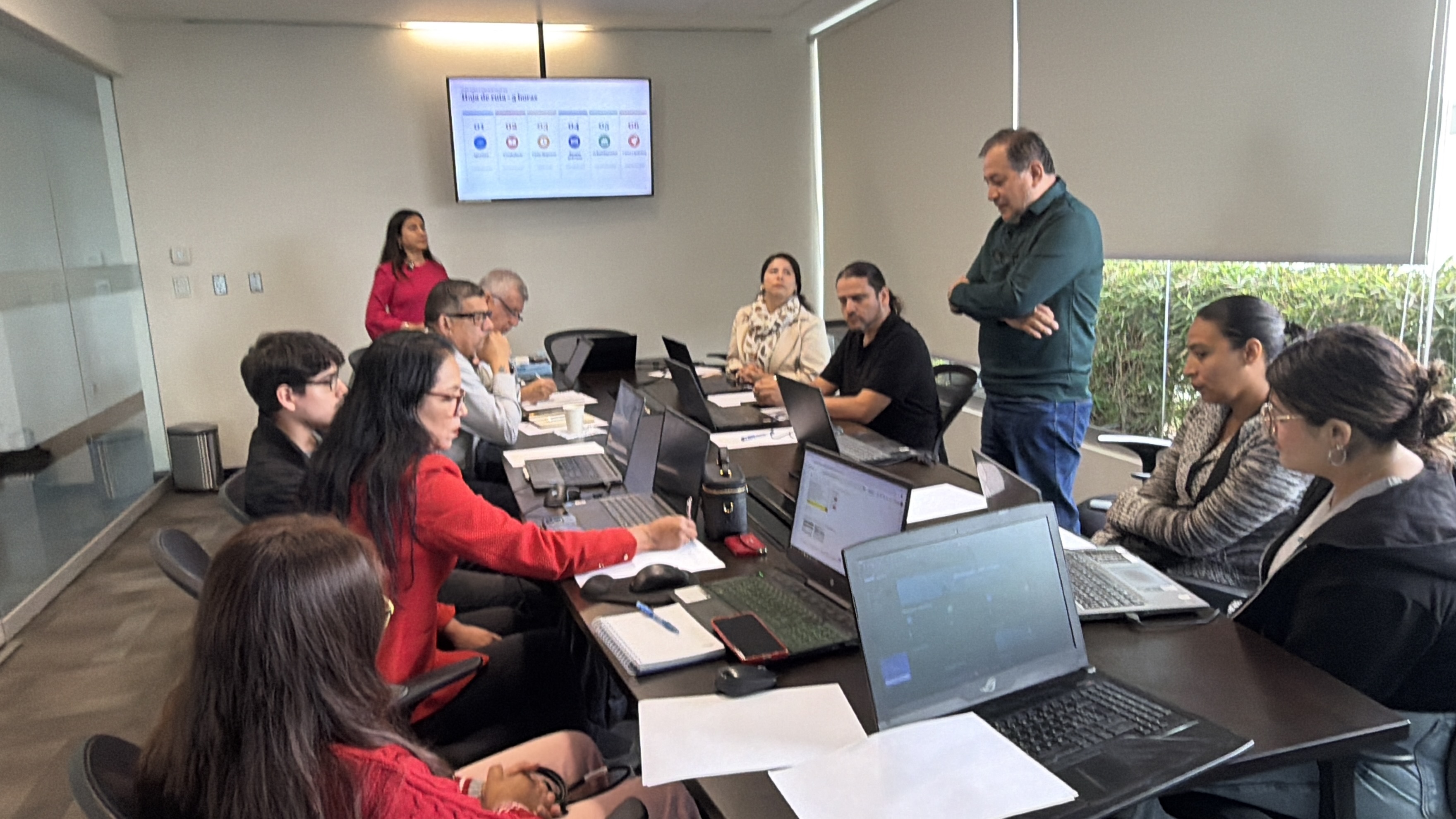 Participantes del taller de IA